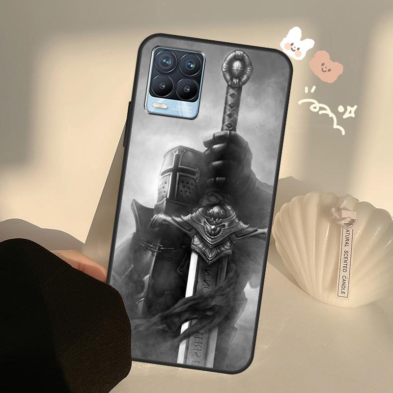 Praise the Sun Dark Souls Case For OnePlus 10 9 Pro 8T 9R Nord2 Cover For Realme GT Neo 2 3 GT Master 8i 9i 8 Pro