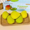Color Changing Mango Squeeze Toy Soft Asmr Sensory Squeeze Ball Anti-Anxiety Stress Relief Toy For Adults