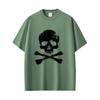 Vintage Beauty Hip Hop Pirate Skeleton and Cross Graphic Tshirt Unisex Women Retro Gothic Rock T Shirt Unisexs Oversized Streetwear