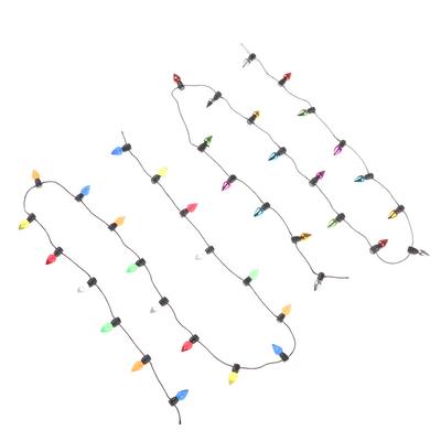 1Pcs 0.5m 1/12 Dollhouse Miniature A String of Multi-coloured Plastic Christmas Lights