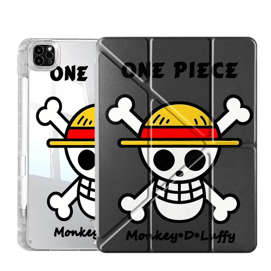 

One Piece Luffy Logo Tablet Case For iPad Pro 2025 Mini 6 7 Pro 11th 10th 9th 8th 7th 12.9inch Air 4 5 M3 M2 1 2 M4 11inch ipad Air4 10.9 2020