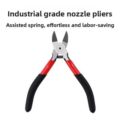 Sharp Diagonal Nozzle Pliers Electronic Cutting Tool for Plastic Gate Metal Wire Cable Precision Flush Cutter for DIY Repair