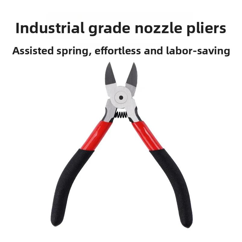 Sharp Diagonal Nozzle Pliers Electronic Cutting Tool for Plastic Gate Metal Wire Cable Precision Flush Cutter for DIY Repair