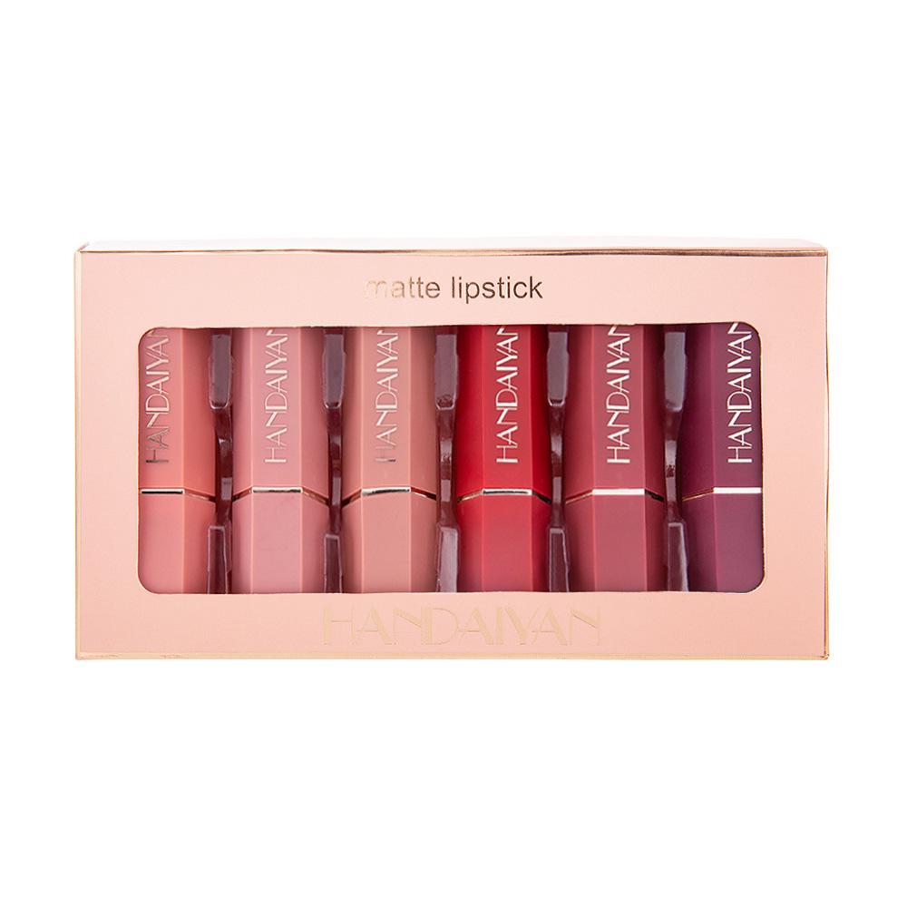 HANDAIYAN 6-Piece Matte Lipstick Set