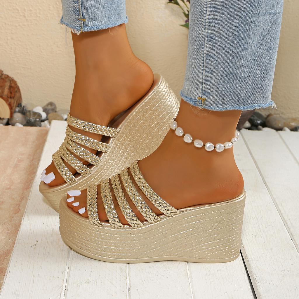 Mode Damen Sandalen Sommer Neu Outdoor Strandsandalen Designer Freizeit Sandalen Große Größe Bequem Heiß Flache Keilschuhe für Damen