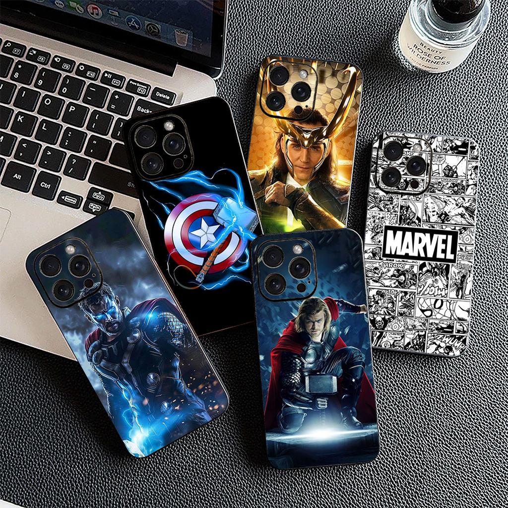 Cover for Xiaomi Redmi Note 12 10 11 9 Pro 10C 12C 9T 9A 10A 12S Note11 Note12 5G 4G Phone Case Loki Marvel Thor Odinson