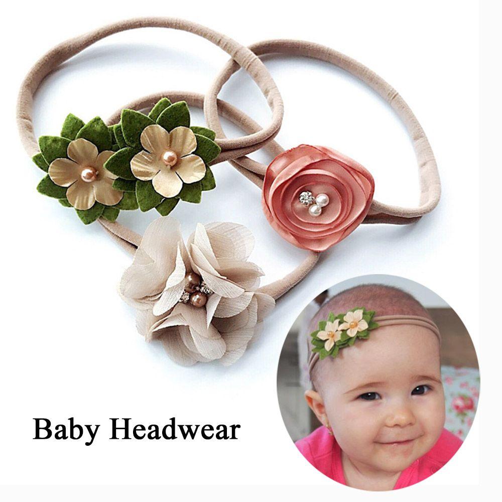 

Hair Accessory Flower Baby Headband Head Band Stretch Hairband Hair Bows