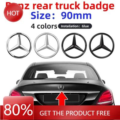 Adesivo per Auto C200 Nuova Auto Per Mercedes Benz AMG 3D ABS Argento/Nero 9cm 90mm Emblema Badge Adesivo per Bagagliaio Posteriore Auto Decalcomanie Per