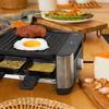 Raclette - CECOTEC - Cheese&amp;Grill 16000 Inox - 8 personnes - 1400 W - Thermostat réglable