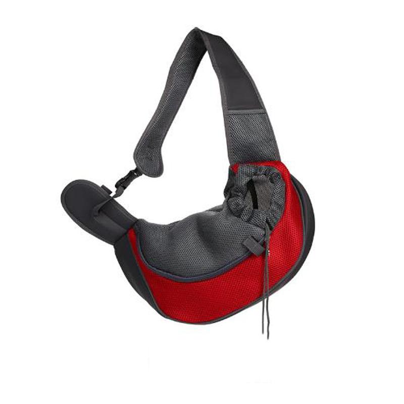 Pet crossbody bag showing your head and carrying bag dog chest pet crossbody bag breathable shoulder bag