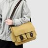 Men's Retro Canvas Messenger Bag – Casual Crossbody Sling with Adjustable Strap for Outdoor & Travel Use