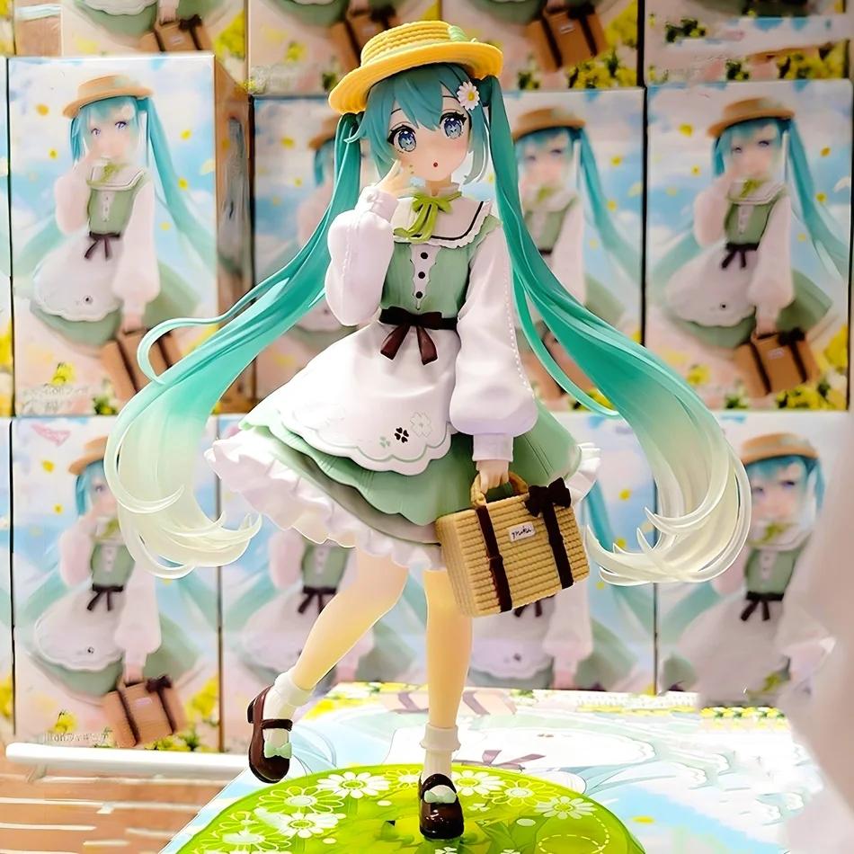 18CM In Stock Hatsune Miku Fashion Figure Country Ver Anime Action Figures Model Collection Toy PVC Poseable Articulated Scale Detailed Movable