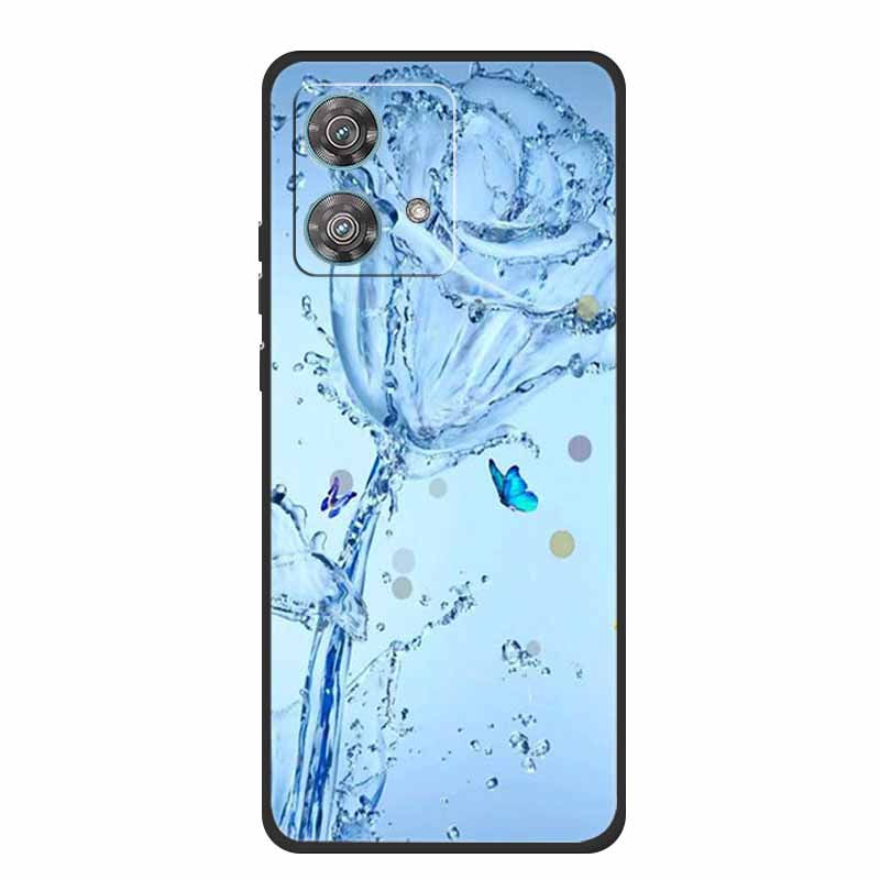 For Motorola Edge 40 Neo Case Animals TPU Soft Silicone Phone Cover for Moto Edge 40 Neo 5G Edge40 Neo Shockproof Wolf Fundas