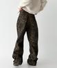 THE GREEN LAB Leopard Print Pants [Khaki Brown]