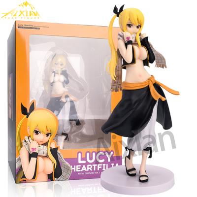 Fairy Tail Lucy Heartfilia Sexy Anime Mädchen Figur Natsu Dragneel/Erza Scarlet Bunny Action Modell Puppe Spielzeug POP UP PARADE Bewegliche Gelenkige Maßstab