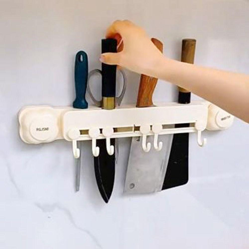 Large Capacity Kitchen Storage Rack Wall Mounted Cutlery Storage Rack Wall Cutter Holder  for Home