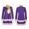 Scooby Doo Velma Dinkley Purple Dress Halloween Costume