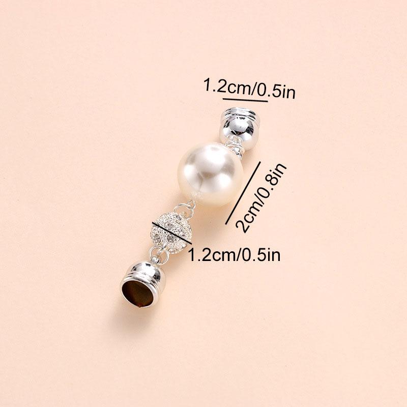 1Pc Multi-functional Practical Magnetic Buckle Convenient Scarf Magnetic Buckle DIY Multi Style Diamond Studded