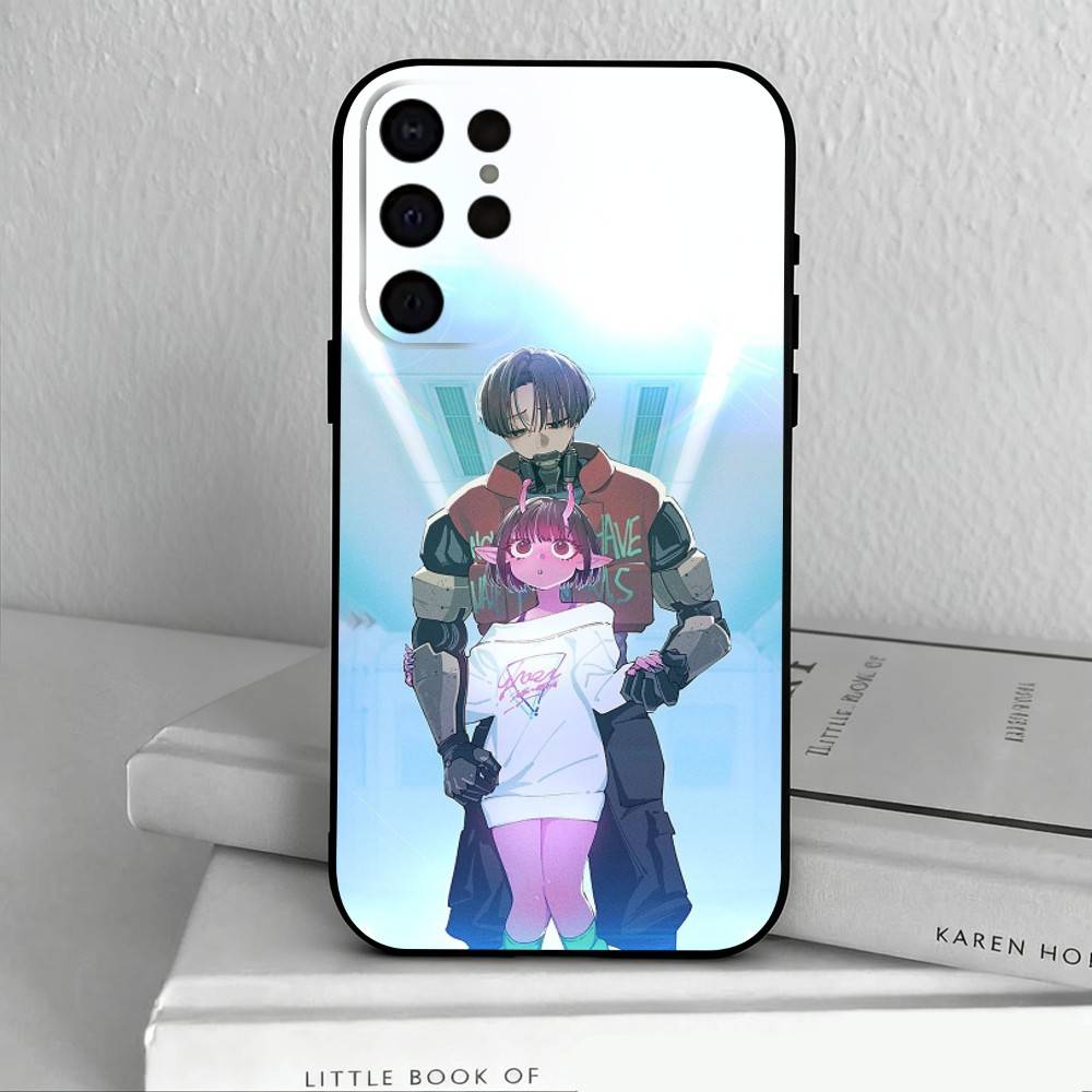 M-Milky-Y S-Subway-Y Anime  Phone Case For Samsung S25,24,23,22,30,21,10,9,Ultra,Plus,Lite,FE,4,5 G Soft Black Case Samsung S21fe