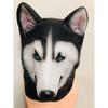 Máscara de látex de pastor alemán con cabeza de perro, máscara facial completa para adultos, accesorios para disfraces de Cosplay