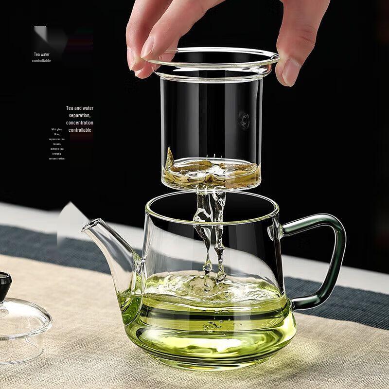 Qianyu Heat-Resistant Borosilicate Glass Teapot & Tea Set