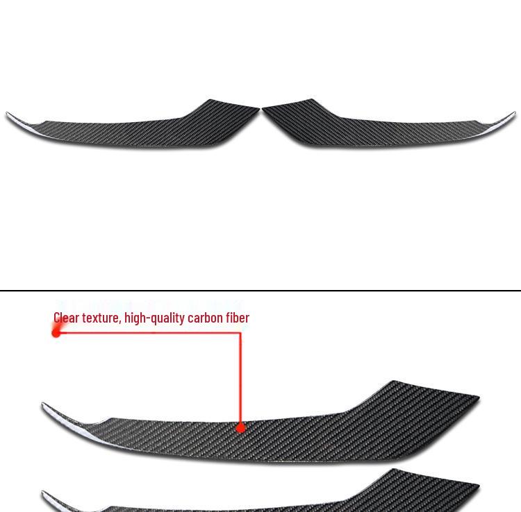Carbon Fiber Wind Knife Turn Signal for 15-17 Ford Mustang
