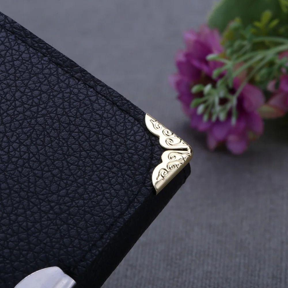 50pcs Vintage Book Corner Protector DIY Book Corner Brackets Creative Scrapbook Protector  Notebook