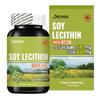 100% Plant-based Phospholipid Soy Lecithin Canada Oronia Soy Lecithin (Capsule Type) 90 Capsules 1 Pcs