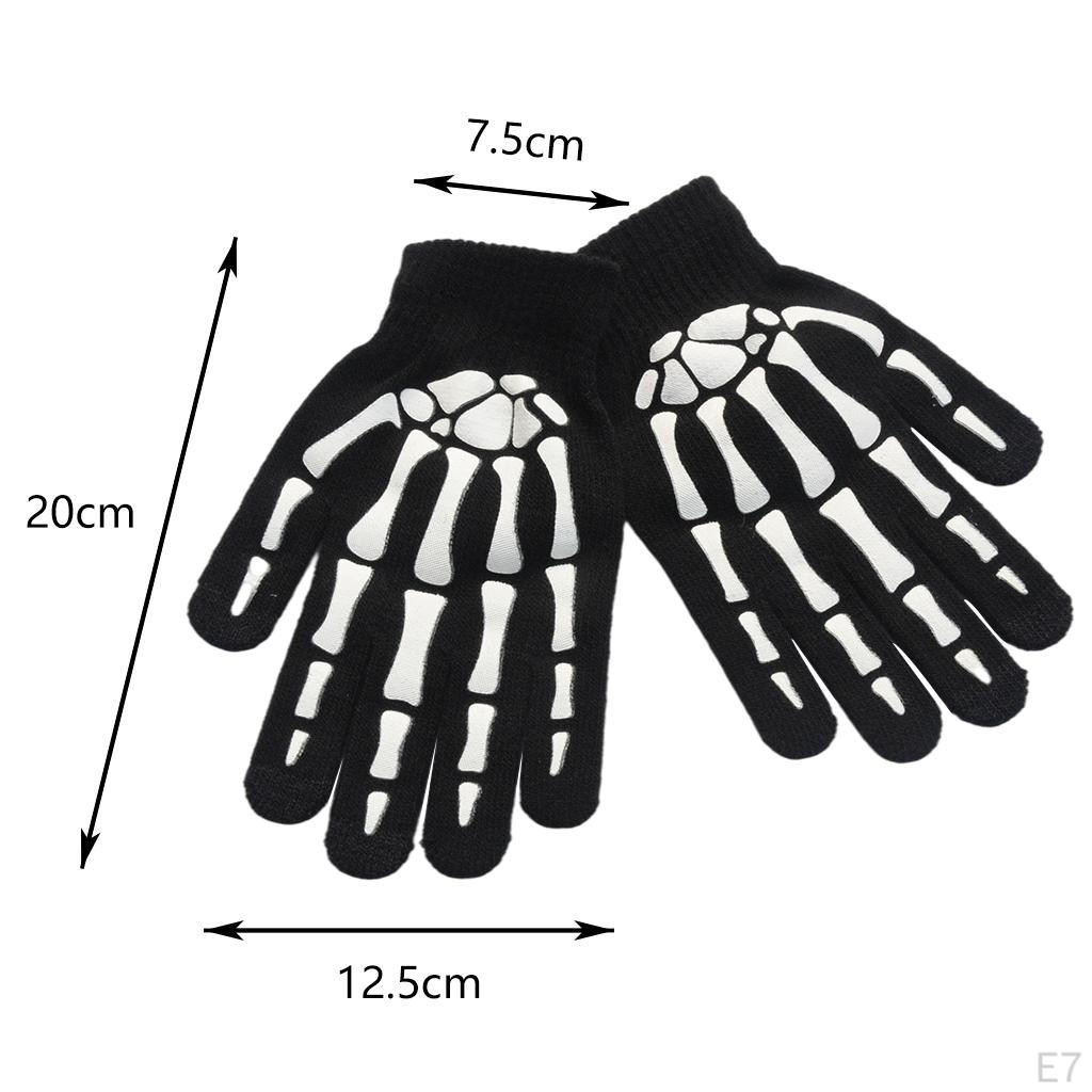 Skeleton s The Dark, Accessories Full Finger Skull for Cosplay Unisex Adult Daily