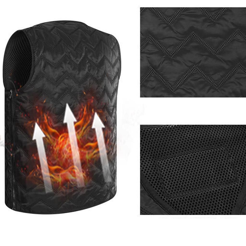 Outdoor Warm Clothing Heated For Riding Skiing Fishing Charging Via Heated Coat