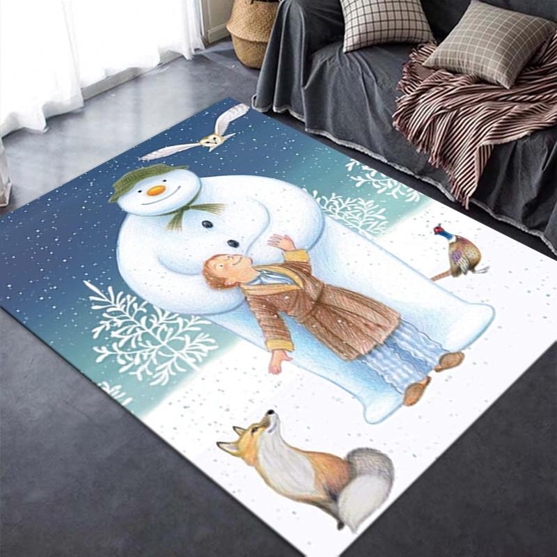 2025 New The Snowman Carpet Rug for Living Room Bedroom Home Sofa Decoration,Kids play Non-slip Floor Mat210