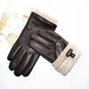 New Driving Leather Fashionable Deer Skin Gloves Men Winter Warmth Drivers Outdoor Cold Resistant Motorcycle Riding Gloves