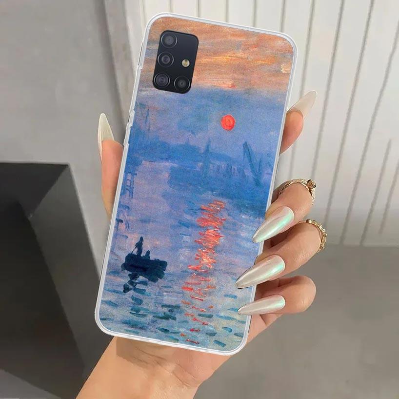 Van Gogh Oil Art Painting Phone Case for Samsung Galaxy A52 A32 A22 A12 A02S A50S A30S A10S Note 20 Ultra 10 Plus S10 A31 A20 A7