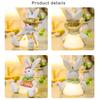 Easter Rabbit Decorations Glowings Easter Rabbit Ornament Handmade Plush Easter Doll Toy for Holiday Table Home