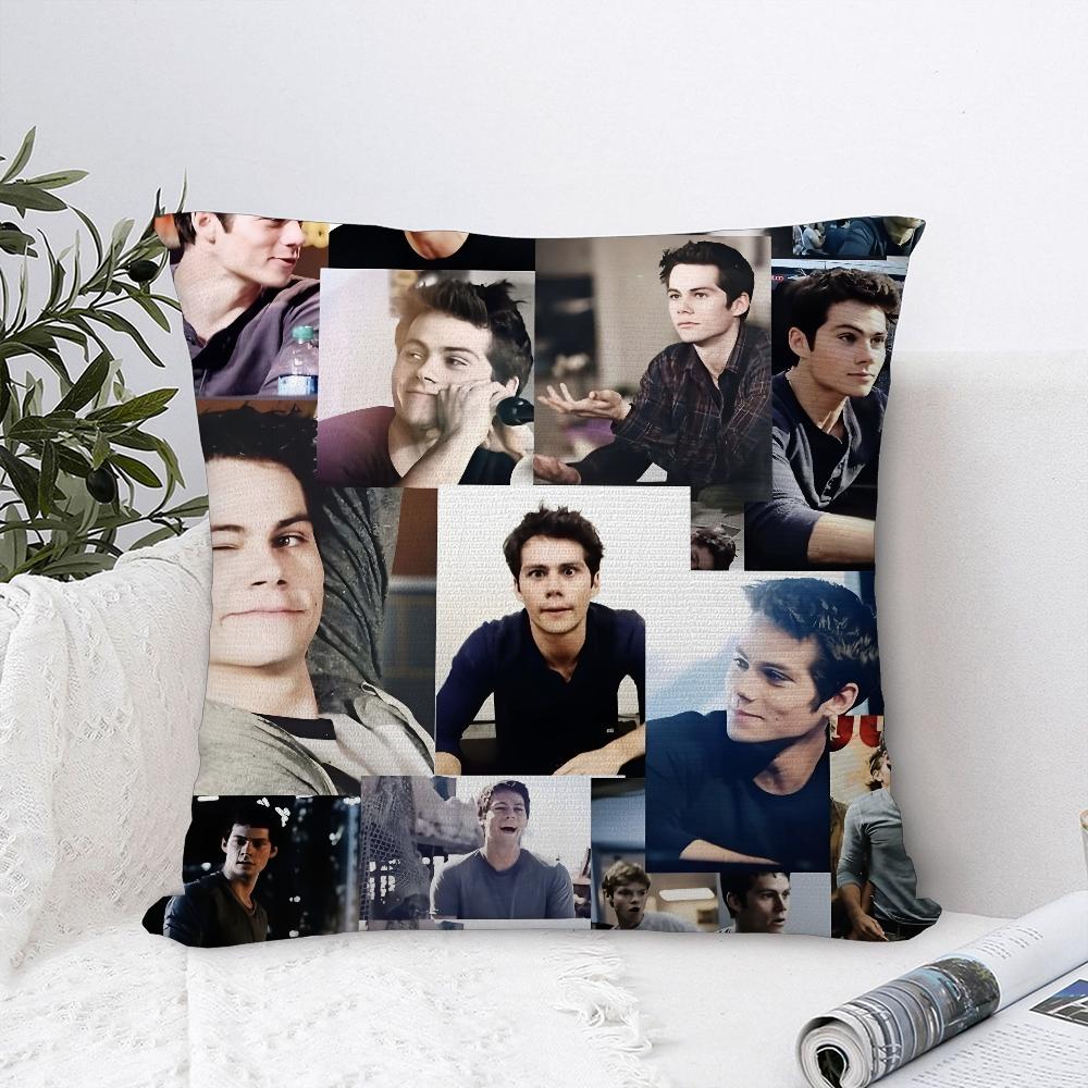 D-Dylan O Brien Kissenbezug Sofa Dekoration Zuhause Zweiseitiger Druck Plüsch Quadratische Dekokissenbezüge Kissen Deko Abdeckung