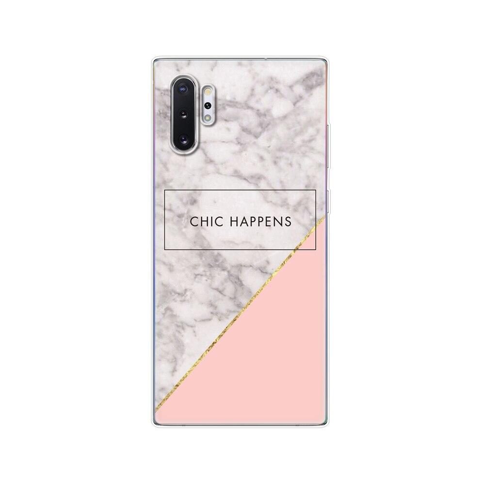 Silikonový kryt na telefon Pro Samsung Galaxy Note 10 Note10 Pouzdro Měkký TPU Zadní kryt Pro Samsung Note 10 plus fundas Coque nárazník