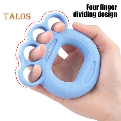 Δαχτυλίδι Εκπαιδευτή Δύναμης Λαβής Σιλικόνης Αντιολισθητικό Δαχτυλίδι Εκγύμνασης Πήχη Δακτύλων Ενδυναμωτής Λαβής Χεριού Φορητός Εξοπλισμός Αποκατάστασης Χεριού για Προπόνηση