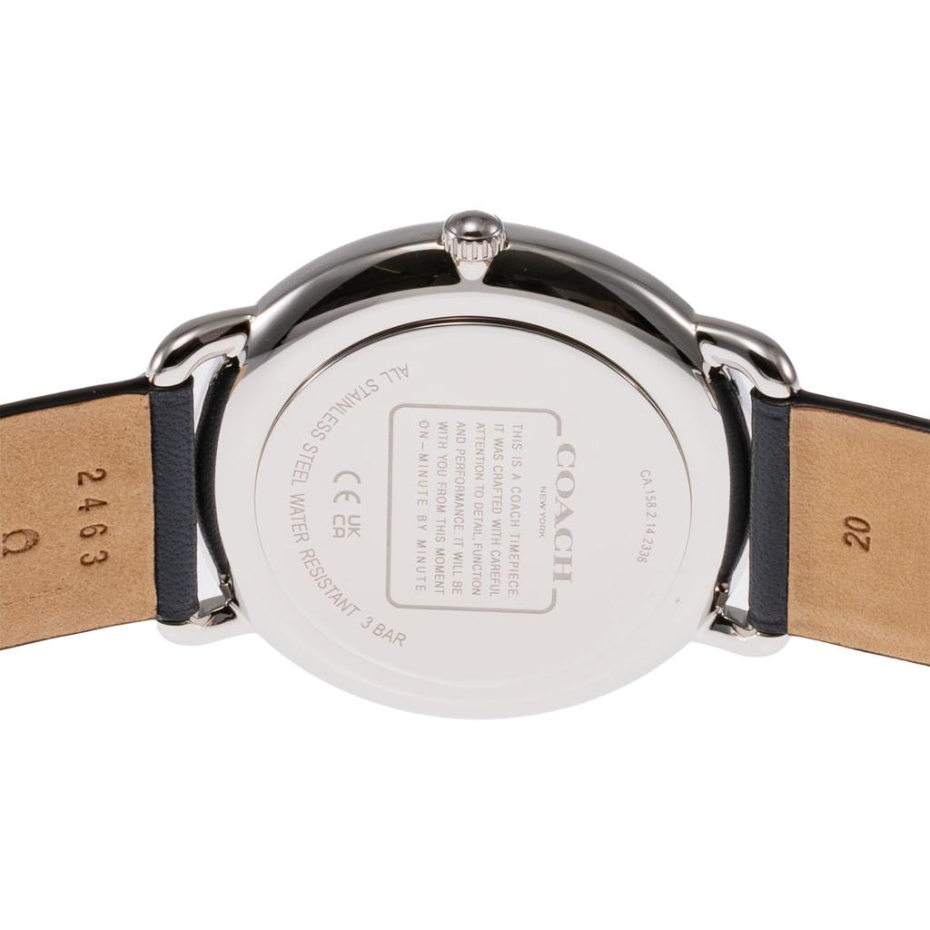 Watch ELLIOT Stainless Steel Mineral Glass Quartz Daily Waterproof 14602649 Navy [Coach] Men's [Item]