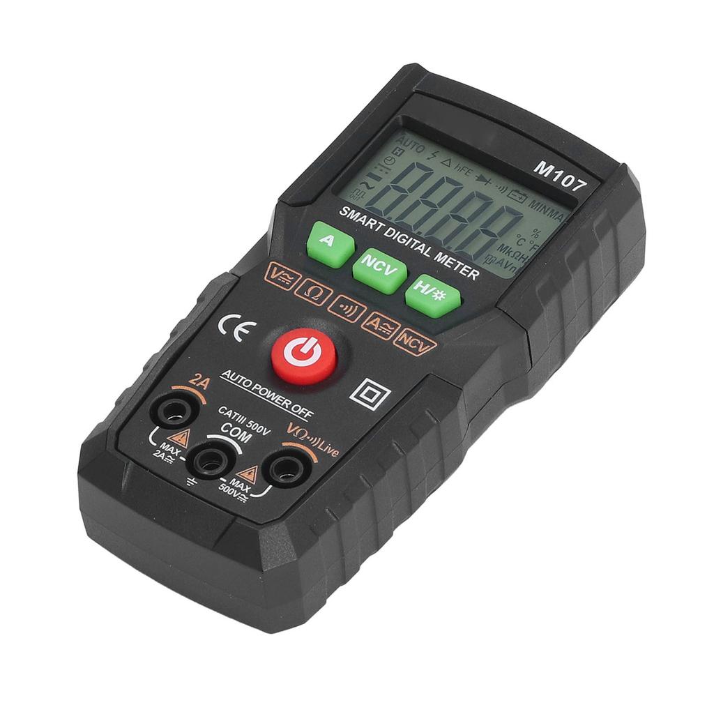 Digital Multimeter Fully Automatic Multimeter AC DC Voltage Resistance Continuity Diodes Portable Multimeter for