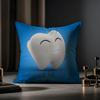 Cuscino per Divano Novità Clinica Dentale Dente Anime Federa Anti-acaro Cerniera Invisibile Morbido Peluche Corto