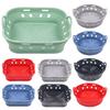 Foldable Round/Square Air Fryer Liner Basket 8.5 Inch Air Fryer Silicone Pot Reusable Baking Tray Accessories for 3.6-6.8 QT Oven Microwave