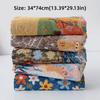 Cute 34x74cm Pure Cotton Face Towels 4 Layer Cotton Gauze Soft Large Hand Towel Absorbent Cartoon Dish Cloth for Kids Children
