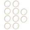 10 Rolls White Masking Tape 0.7in Width Easy Tear High Adhesive Paint Tape for Painting DIY Arts Crafts Labeling