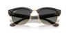CLUBMASTER REVERSE TRANSPARENT DARK GREY 54mm 0RBR0504S ON GOLD GREY GRADIENT sunglasses Ray-Ban