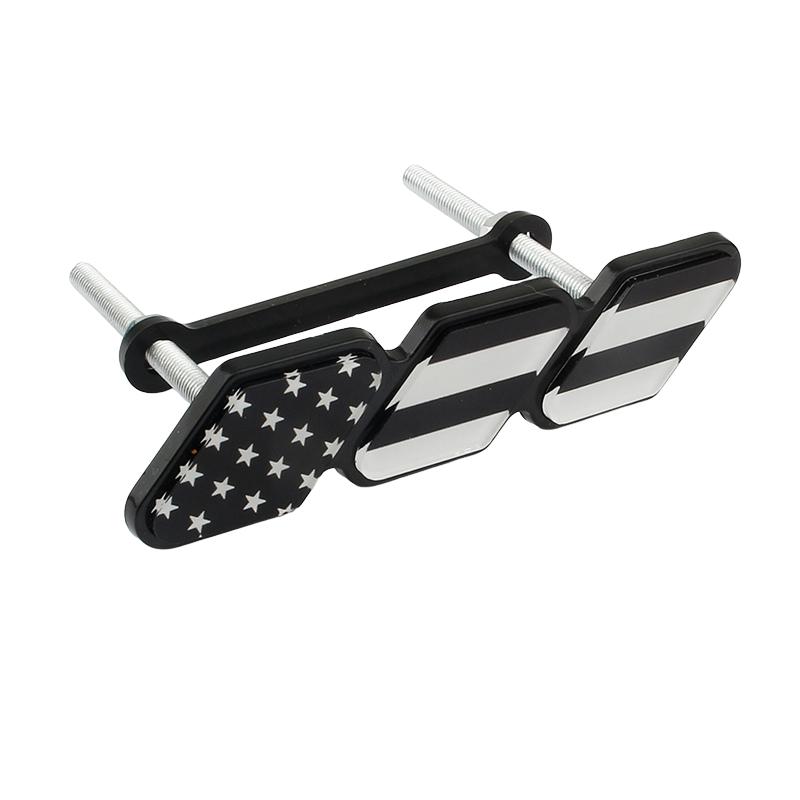 ABS TRD Mașină Tricolor Drapel Național Emblema Grilă Grilă cu Fante Plasă Accesorii Insigne Auto pentru Tacoma 4Runner Tundra