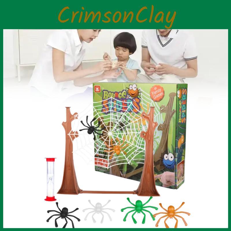 Educational Plastic Bounce Spiders Game For Visual And Motor Skill Enhancement In Kids