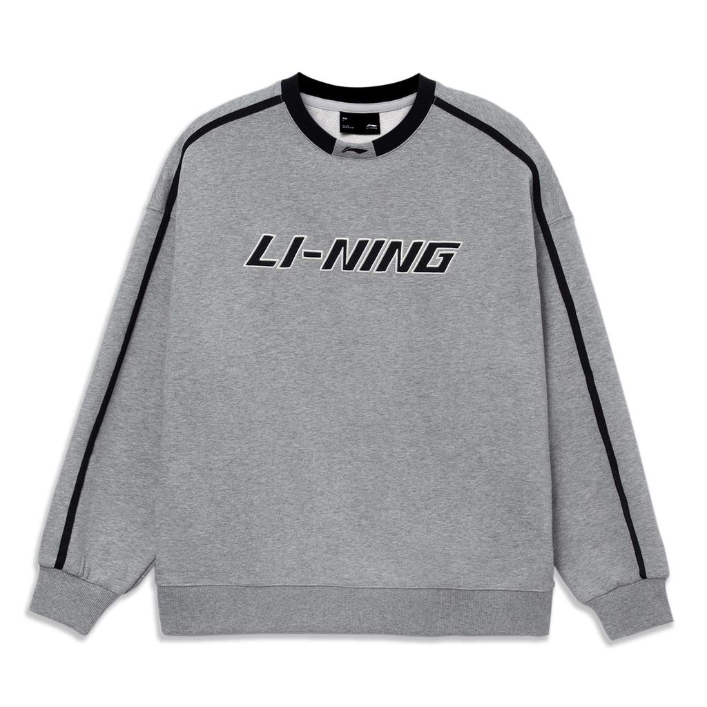 Li Ning Sports Life Collection Sweatshirt Unisex Gray AWDT581-8