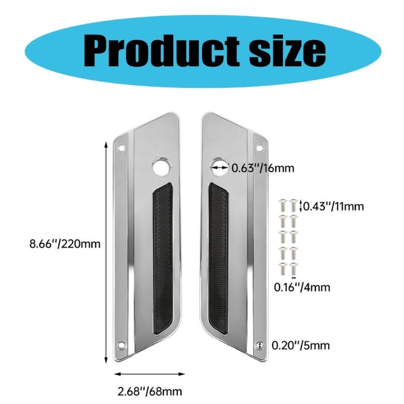 Motorcycle Saddlebag Hinge Latches Covers For Road Street 2014-up Motorbike Modification Tool