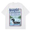 Dummer Kanadischer Wolfsvogel Lustiges Meme T-Shirt Herren Damen Mode Lässig Baumwoll-T-Shirts 2026 Sommer Kurzärmelige Baumwoll-T-Shirts