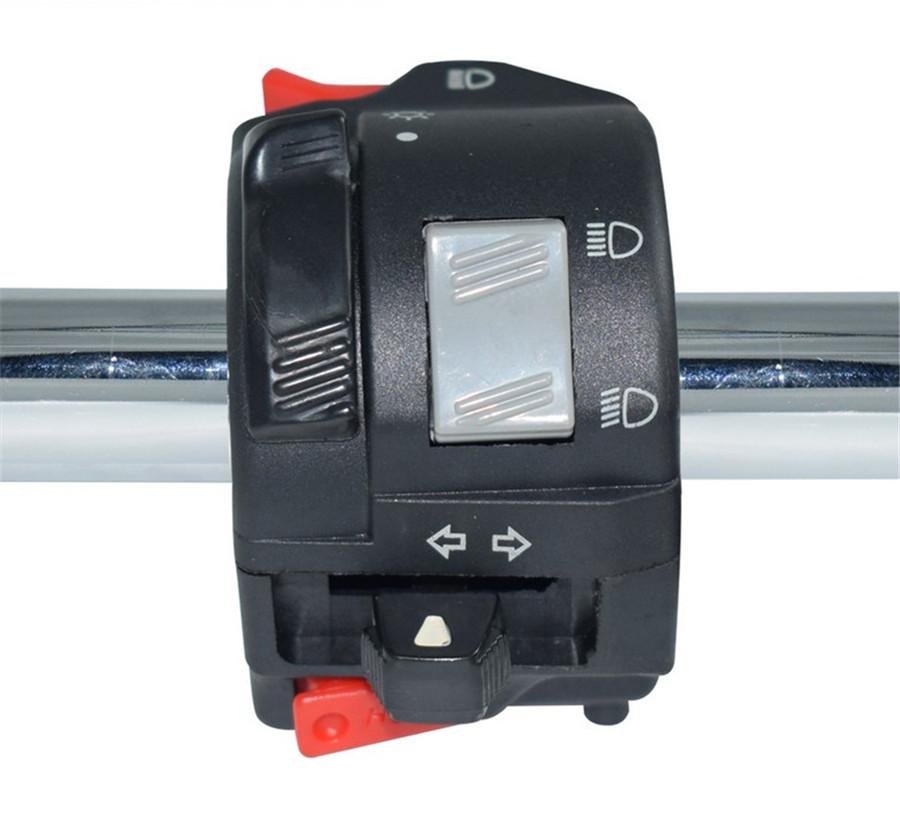 22mm Motorcycles ATV Handlebar Headlight Fog Lamp Switch With 11 Wiring Harness